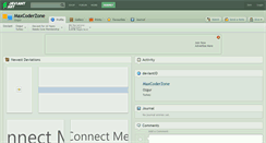 Desktop Screenshot of maxcoderzone.deviantart.com