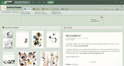 Desktop Screenshot of anthonyholden.deviantart.com