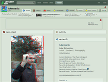 Tablet Screenshot of lukemania.deviantart.com