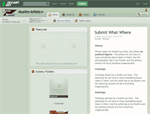 Tablet Screenshot of muslim-artistz.deviantart.com