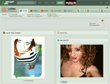 Tablet Screenshot of lolitaz.deviantart.com