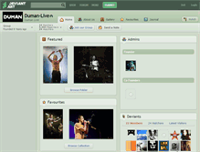 Tablet Screenshot of duman-live.deviantart.com