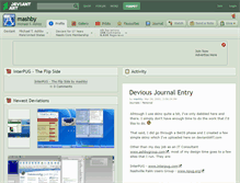 Tablet Screenshot of mashby.deviantart.com