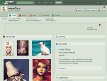 Tablet Screenshot of i--am--zeus.deviantart.com