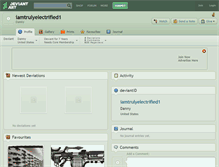 Tablet Screenshot of iamtrulyelectrified1.deviantart.com