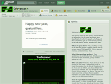 Tablet Screenshot of grievances.deviantart.com