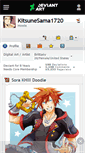 Mobile Screenshot of kitsunesama1720.deviantart.com