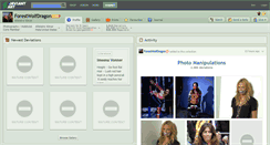 Desktop Screenshot of forestwolfdragon.deviantart.com