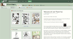 Desktop Screenshot of hpcomicpages.deviantart.com