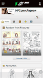 Mobile Screenshot of hpcomicpages.deviantart.com