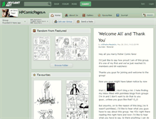 Tablet Screenshot of hpcomicpages.deviantart.com