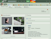Tablet Screenshot of herita.deviantart.com
