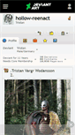 Mobile Screenshot of hollow-reenact.deviantart.com