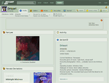 Tablet Screenshot of drissori.deviantart.com