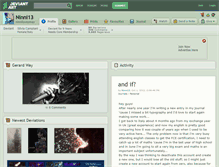 Tablet Screenshot of ninni13.deviantart.com