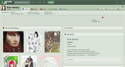Desktop Screenshot of final--fantasy.deviantart.com