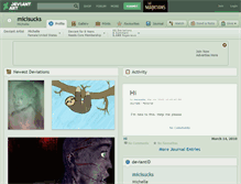 Tablet Screenshot of micisucks.deviantart.com