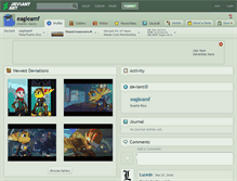 Tablet Screenshot of eagleamf.deviantart.com