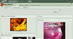 Desktop Screenshot of distortedbeauty.deviantart.com
