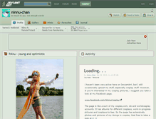 Tablet Screenshot of ninnu-chan.deviantart.com