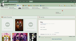 Desktop Screenshot of cloakednocturne13.deviantart.com
