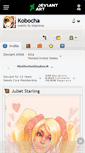 Mobile Screenshot of kobocha.deviantart.com