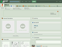 Tablet Screenshot of kroja.deviantart.com