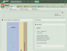 Tablet Screenshot of fatca7.deviantart.com
