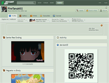 Tablet Screenshot of firetanuki02.deviantart.com