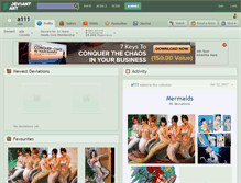 Tablet Screenshot of a111.deviantart.com
