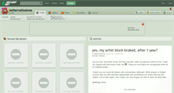 Desktop Screenshot of betternotlookme.deviantart.com