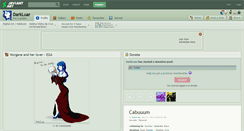 Desktop Screenshot of darkluar.deviantart.com