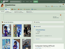 Tablet Screenshot of chitaattishshan.deviantart.com
