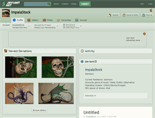 Tablet Screenshot of impalastock.deviantart.com