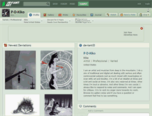 Tablet Screenshot of p-d-kiko.deviantart.com