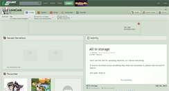 Desktop Screenshot of lovecook.deviantart.com