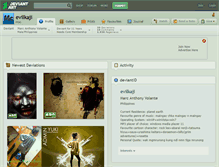 Tablet Screenshot of evilkaji.deviantart.com
