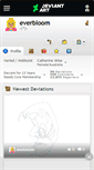 Mobile Screenshot of everbloom.deviantart.com