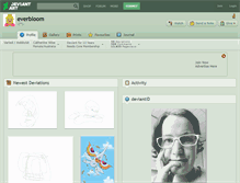 Tablet Screenshot of everbloom.deviantart.com