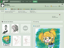 Tablet Screenshot of burikku.deviantart.com