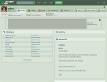Tablet Screenshot of echox.deviantart.com