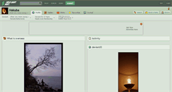 Desktop Screenshot of hakuba.deviantart.com