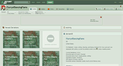 Desktop Screenshot of flurryofdancingflams.deviantart.com