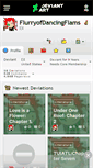 Mobile Screenshot of flurryofdancingflams.deviantart.com