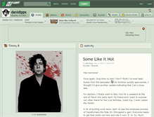 Tablet Screenshot of danidipps.deviantart.com