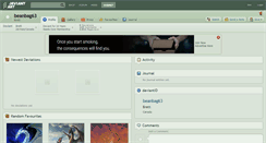 Desktop Screenshot of beanbag63.deviantart.com