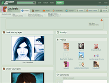 Tablet Screenshot of luciaraio.deviantart.com