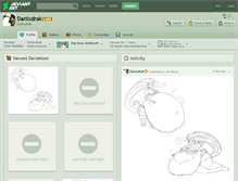 Tablet Screenshot of danixdrak.deviantart.com