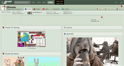 Desktop Screenshot of effemelle.deviantart.com