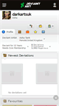 Mobile Screenshot of darkartsuk.deviantart.com